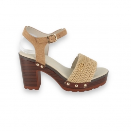 SANDALES A TALONS LORETTE